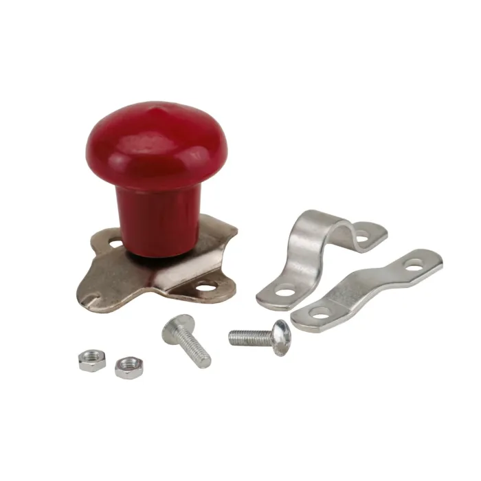 Double HH Red Color Spinner Mount Manual Steering Wheel Spinner
