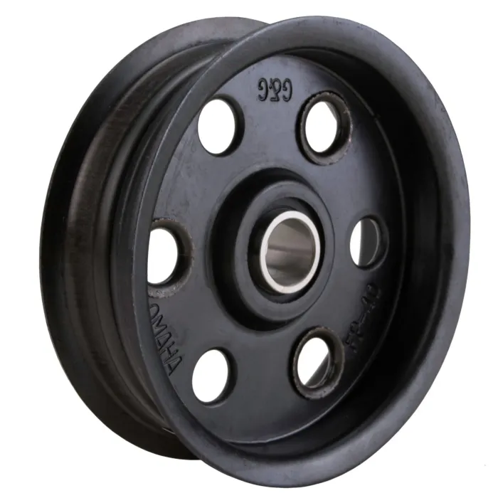 G&G Manufacturing Company 4" High Speed Flat Idler Pulley, 5/8" Bore