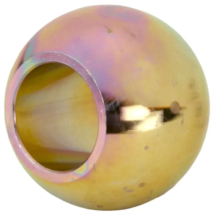 Double HH 1 in dia x 1-3/4 in L Hole Size 2 Category Yellow Zinc Plated Replacement Ball