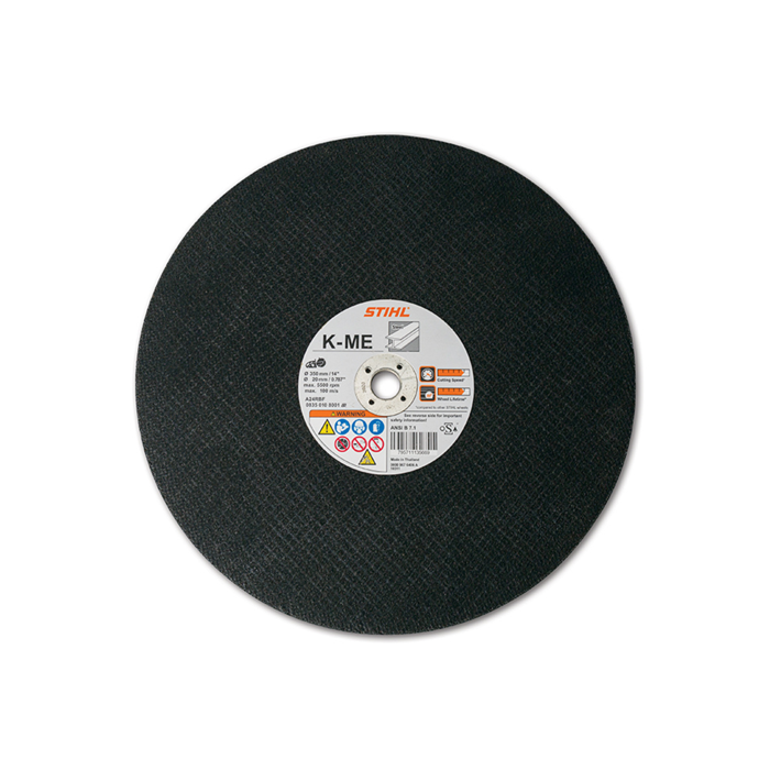 STIHL General Purpose Abrasive Metal Cutting Wheel - 20 mm x 12 in.