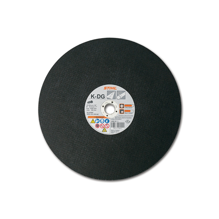 STIHL Silicon Carbide Abrasive Cutting Wheel for Asphalt and Ductile Iron - 20 mm x 16 in.