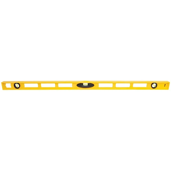Stanley STANLEY 42-470 I-Beam Level, 48 in L, 3-Vial, 2-Hang Hole, Non-Magnetic, ABS, Yellow
