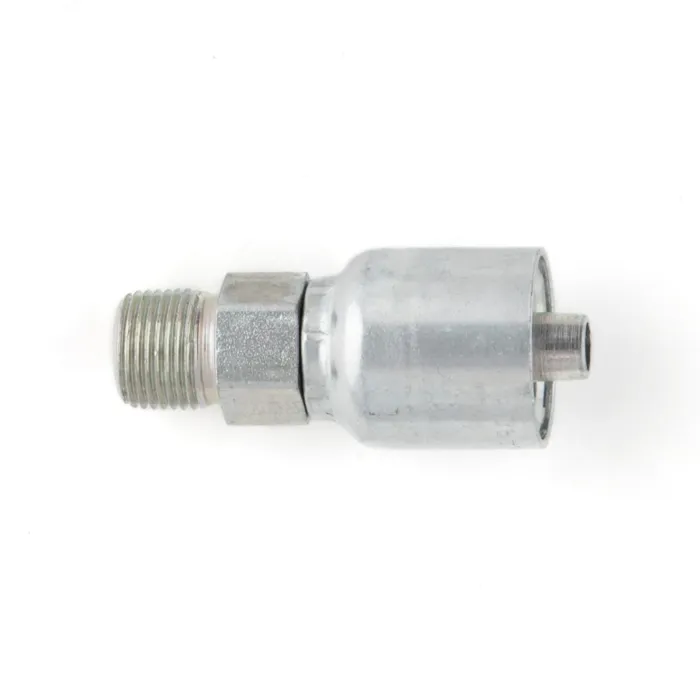 Parker 1/4 in-18 Male NPTF Pipe Carbon Steel Rigid Hydraulic Hose End