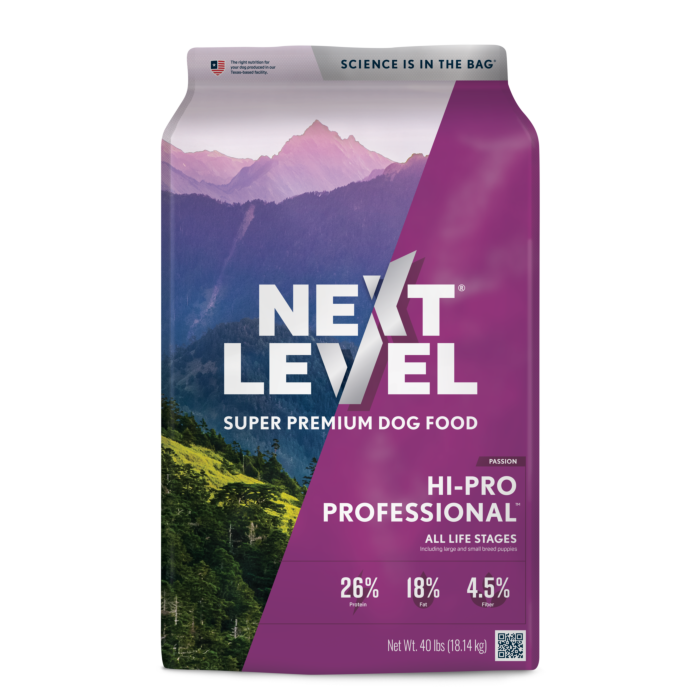 Next Level Hi-Pro Professional Dog Food 40 lb