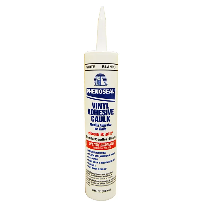 DAP Phenoseal Vinyl Adhesive Caulk (White) 10 oz