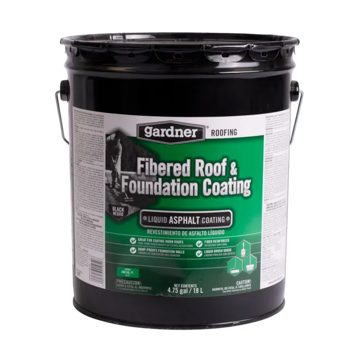 Black Jack Fibered Roof and Foundation Coating - 5 Gallon