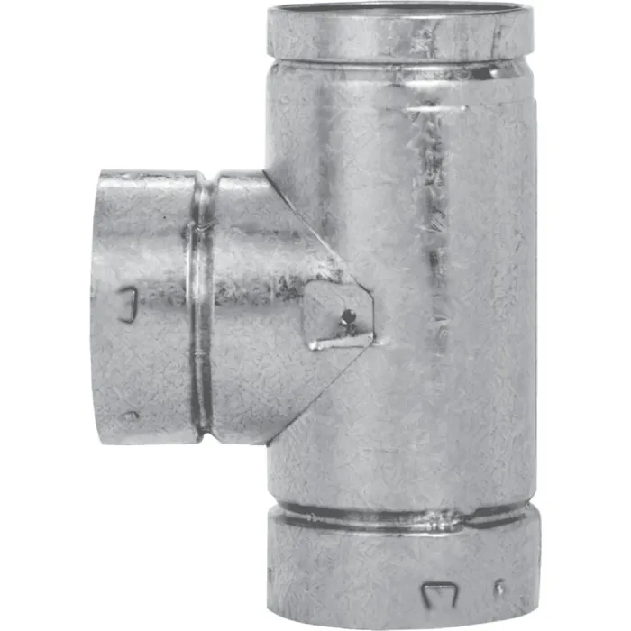 SELKIRK Steel Gas Vent Tee - 4 in.