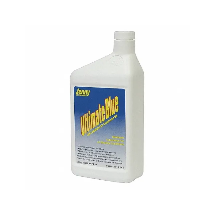 Jenny® Ultimate Blue 1 qt Bottle Compressor Pump Oil