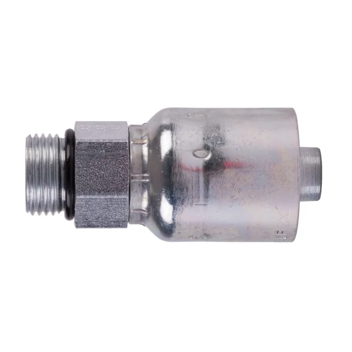 Parker 3/4 in-16 Male SAE Straight Thread with O-Ring Carbon Steel Rigid Hydraulic Hose End