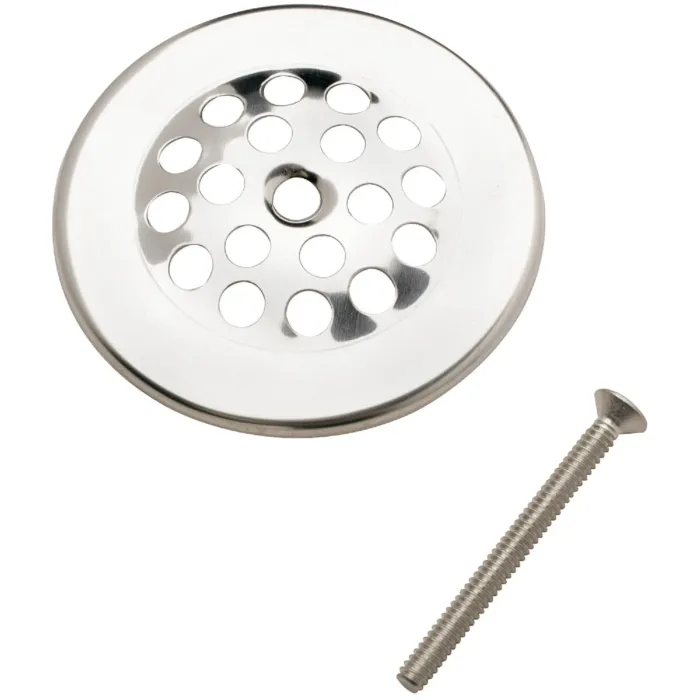 Do it Best 2 In. Dome Cover Tub Drain Strainer with Chrome Finish