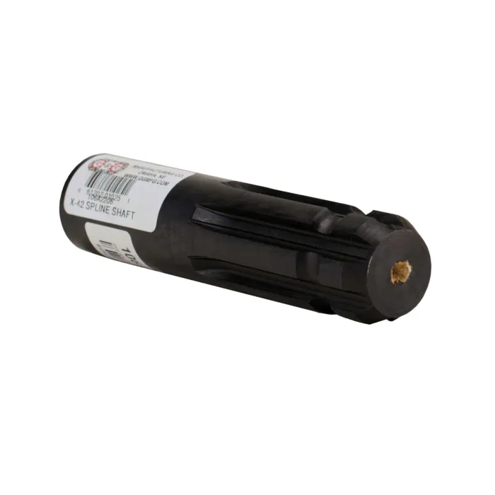 G&G Manufacturing Company 1-3/8 x 6 in Drive Size 6 in Overall Length Mild Steel Standard Length Spline Shaft