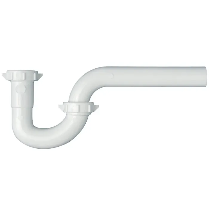Keeney Plumb Pak PP941W P-Trap, 1-1/4 in, Slip, Plastic, White