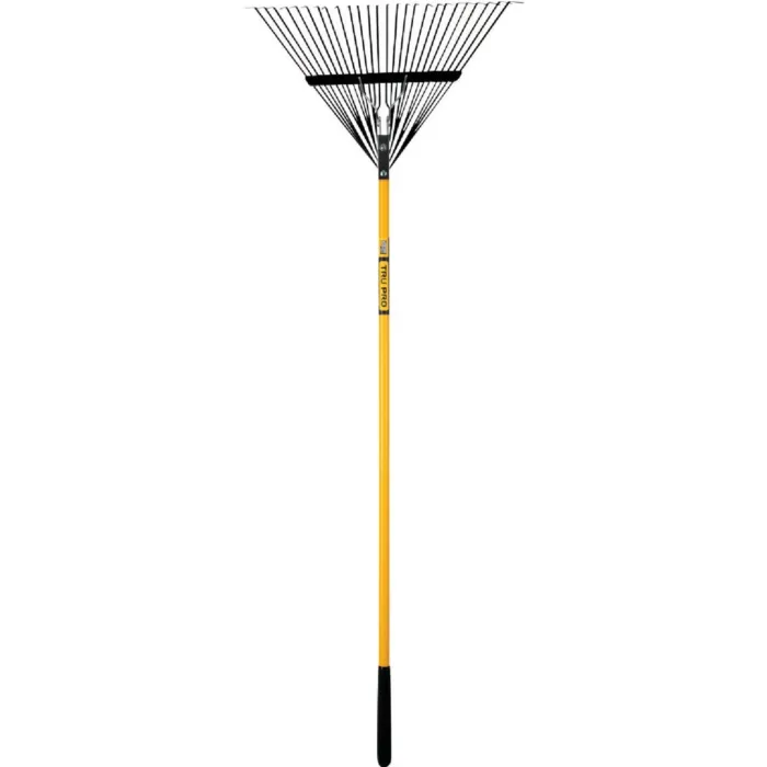 Tru Pro 26 In. Steel Leaf Rake