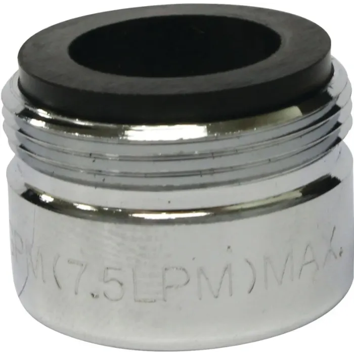 Plumb Pak PP800-10 Faucet Aerator, 13/16-27 Male, 1.878 in W x 3.75 in H Dimensions, Chrome Plated
