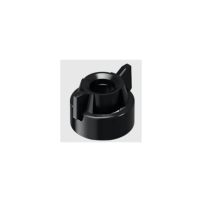 TeeJet QJ Round Cap & Gasket, Black