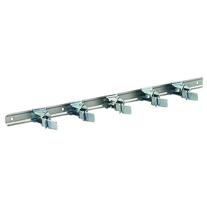 Crawford SG5 Organizer Bar, 5-Compartment, Steel, White