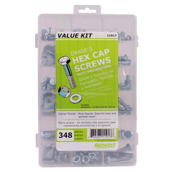 Midwest Fastener Value Kit, Grade 5