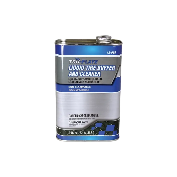 TRU-FLATE® 1 qt Can Non-Flammable Liquid Buffer Cleaner