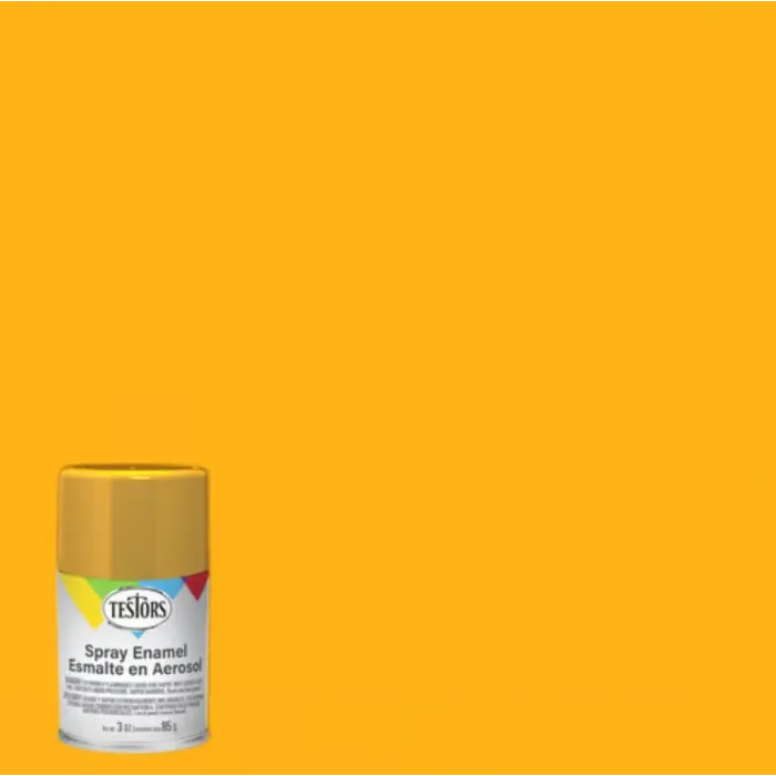 Rustoleum Testors Spray Enamel (Gloss - Yellow) 3 oz