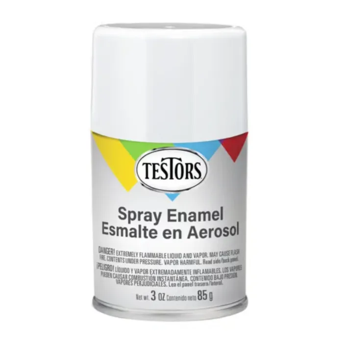 Rustoleum Testors Spray Enamel (Gloss - White) 3 oz