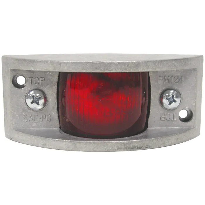 Peterson 12 V Incandescent Red Rectangular Clearance Light