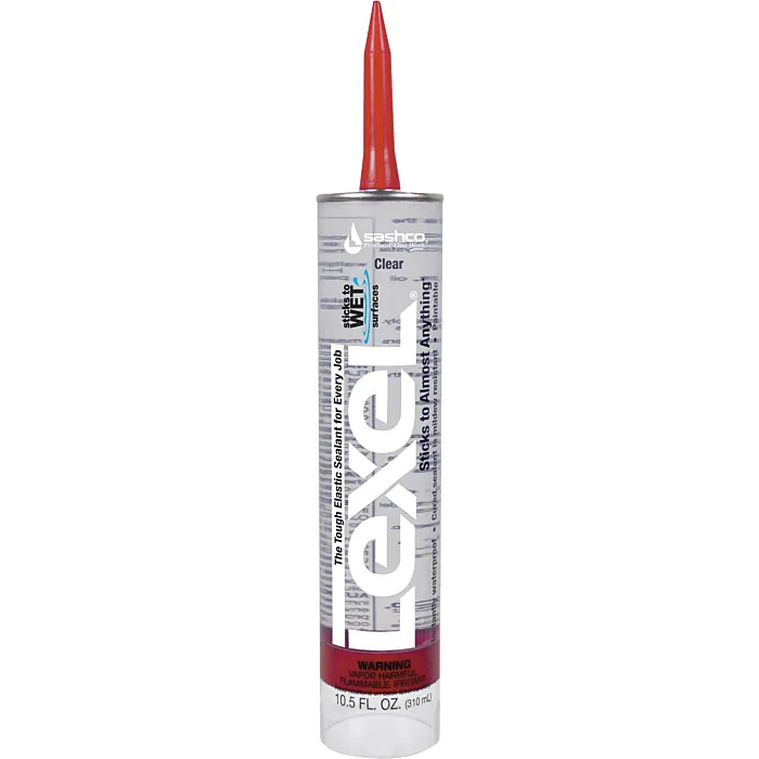 Sashco Lexel Caulk Polymer Sealant (Clear) 10.5 oz
