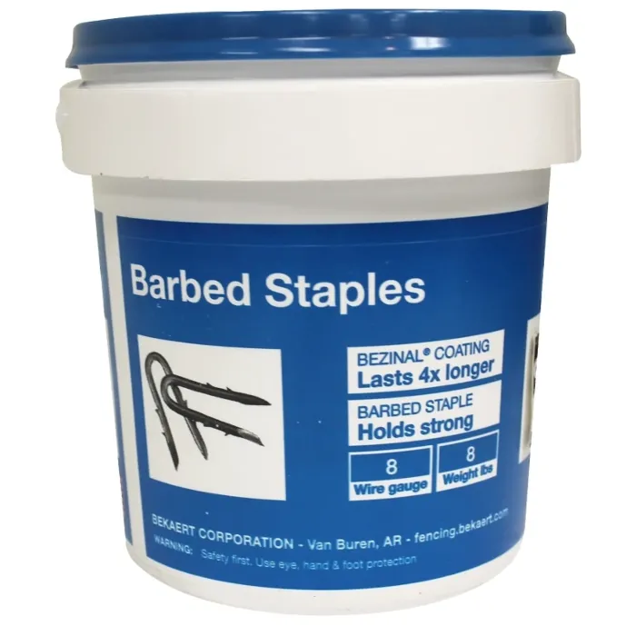 Bekaert 187244 1-3/4 in 8 ga Bezinal® Double Barbed Fence Staple