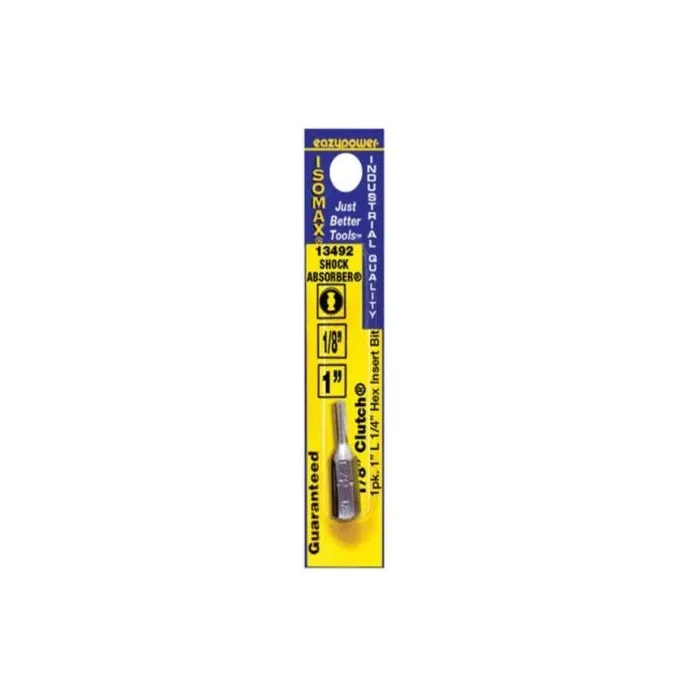 eazypower® 1/8 in Clutch 1 in Insert Bit