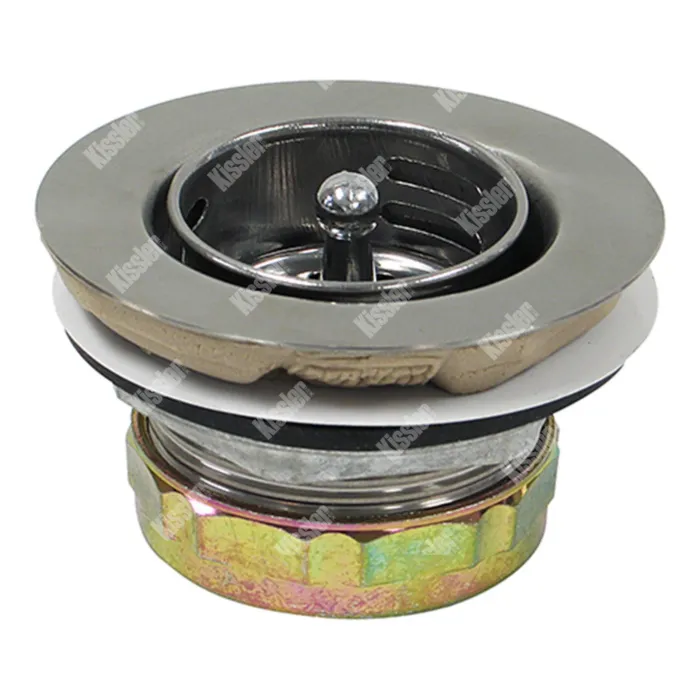 Kissler 1/2 in SS Chrome Small Basket Strainer Assembly