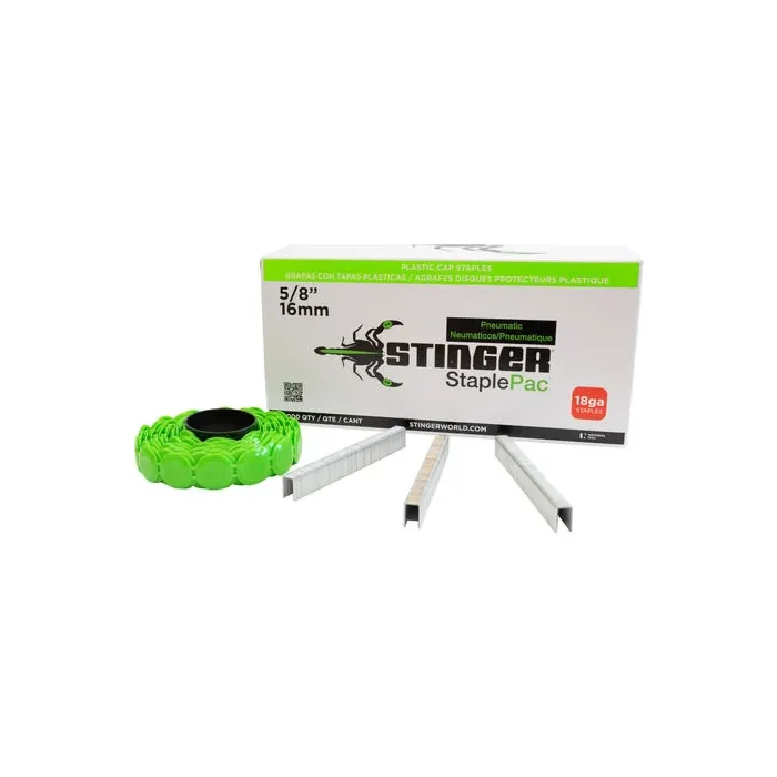 STINGER 3/8 in 5/8 in 18 ga Staple