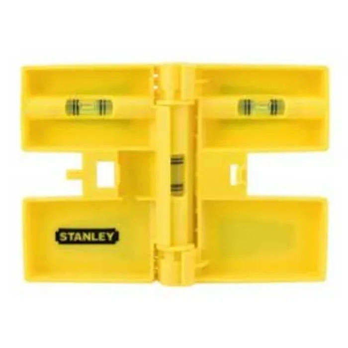 Stanley STANLEY 47-720 Post Level, 6-1/8 in L, 3-Vial, 1-Hang Hole, Magnetic, Aluminum, Yellow