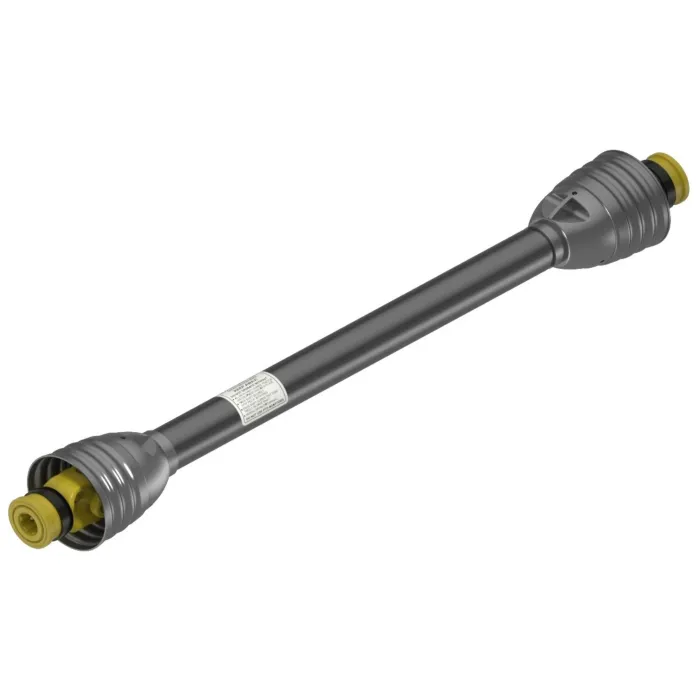 Weasler AB4 series profile PTO drive shaft with a 1 3/8-6 spline spring-lok tractor connection and 1 3/8-6 spline spring-lok implement connection
