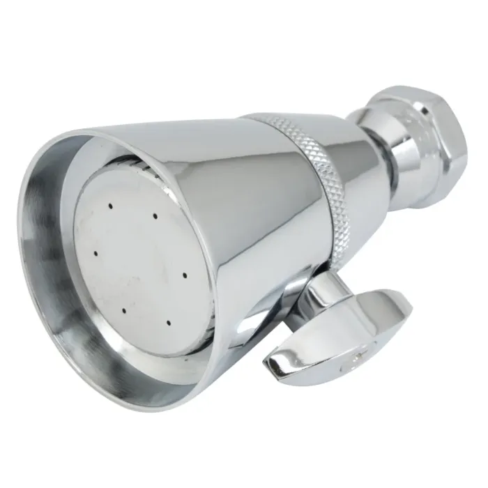 Whedon Elite Series FP4C Shower Head, 2.5 gpm, 1/2 in Connection, Female, Brass, Chrome, 3 in Dia