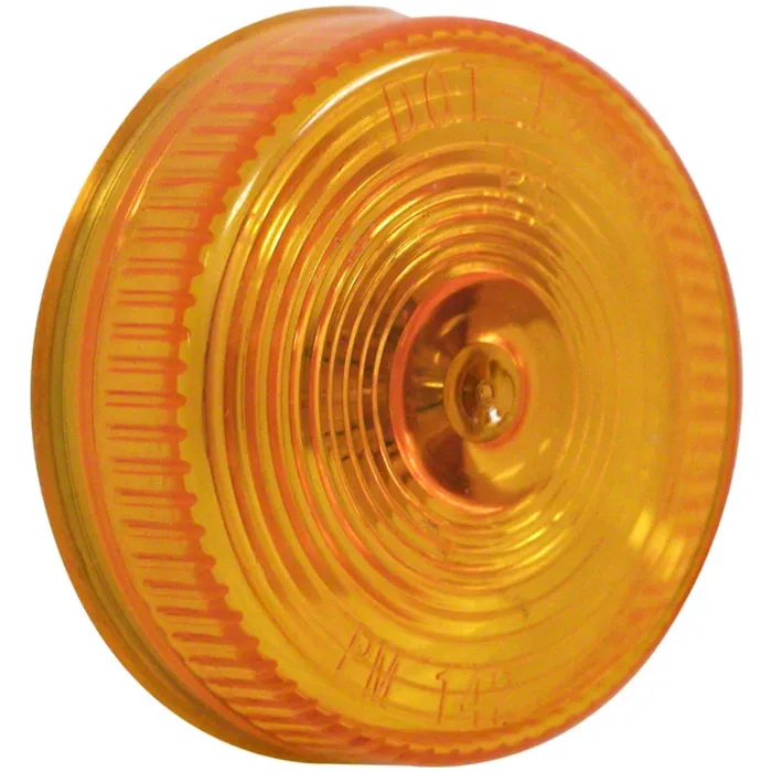 Peterson 12 V Incandescent Amber Round Clearance Light