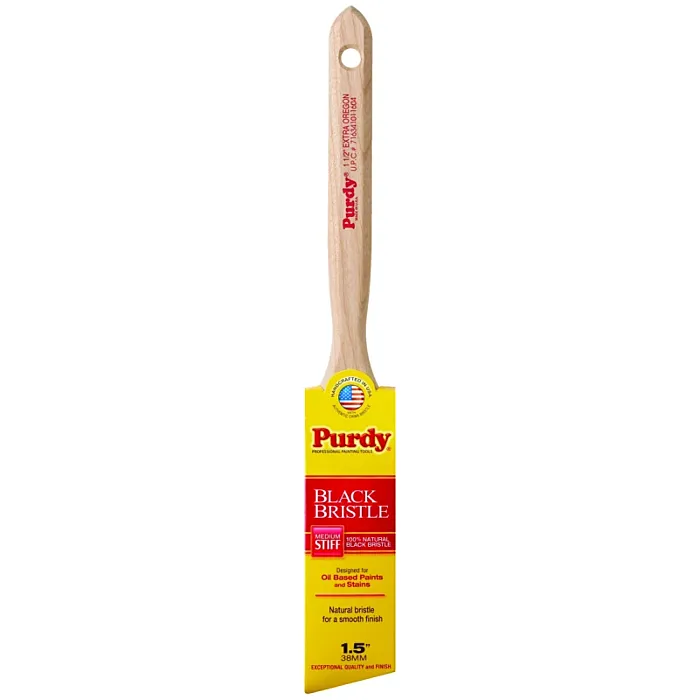 Purdy Black Bristle Extra Oregon 1-1/2 in. Angle Trim Brush