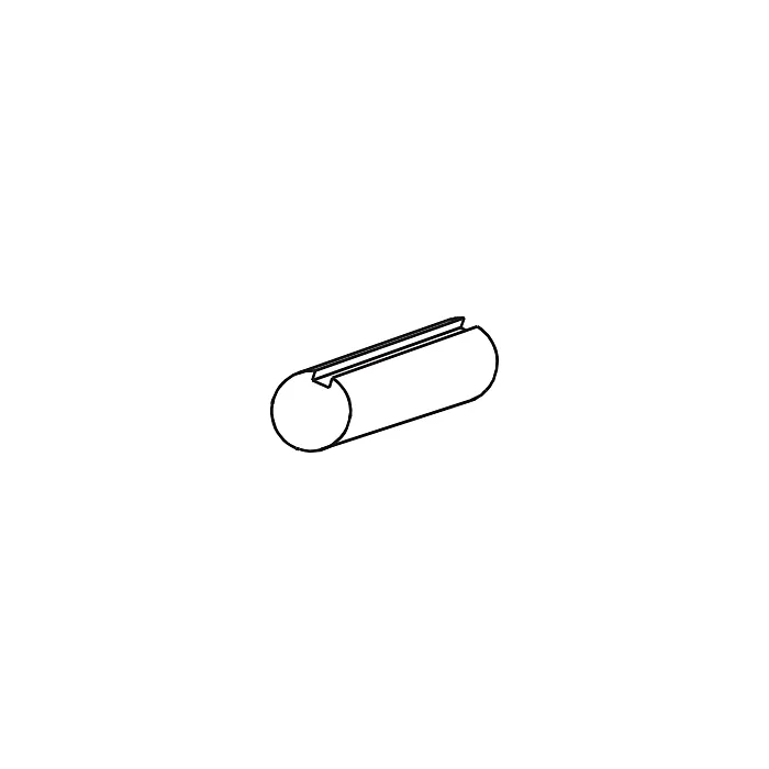 G&G Manufacturing Company 1-1/4 in 36 in 1/4 x 1/8 in Precision Cut Keyed Shafting