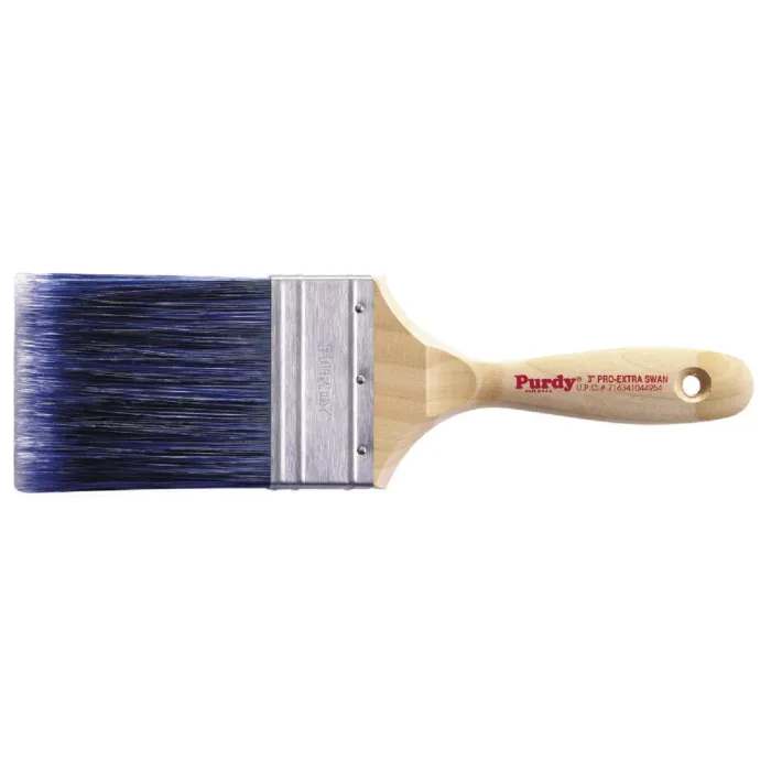 Purdy Black Bristle Swan 3 in. Flat Sash Brush