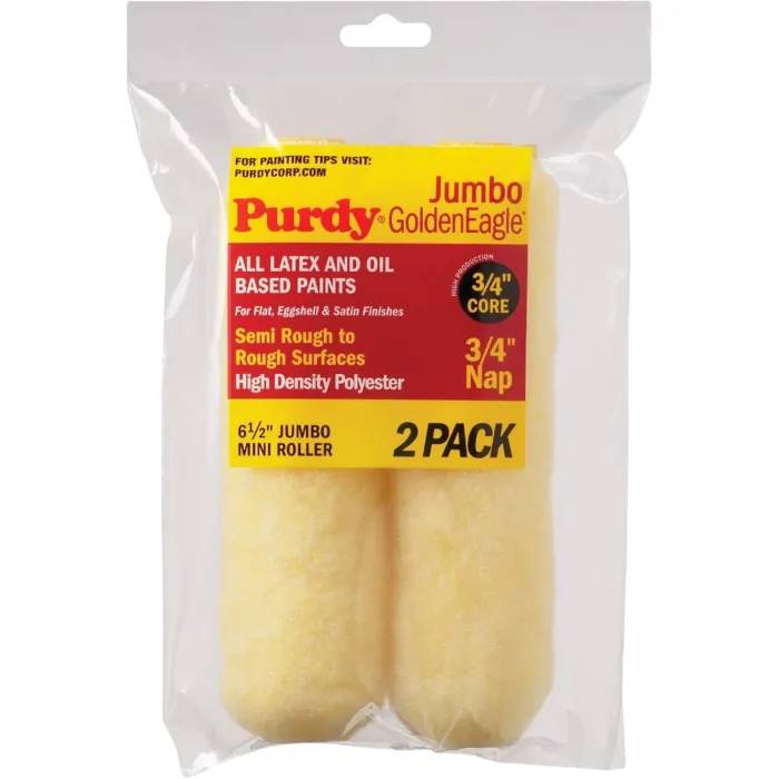 Purdy Golden Eagle 6-1/2 in. x 3/4 in. Nap Mini Roller Cover (2 pk)