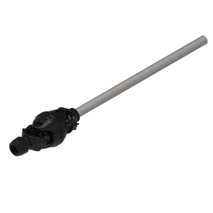 Weasler 4-80 series CV wide angle universal joint and shaft with 1 3/8-21 spline, auto-lok connection and 1 5/16-20 spline, telescoping connection