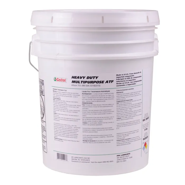 Castrol 5 gal Pail Multi Purpose Heavy Duty Automatic Transmission Fluid