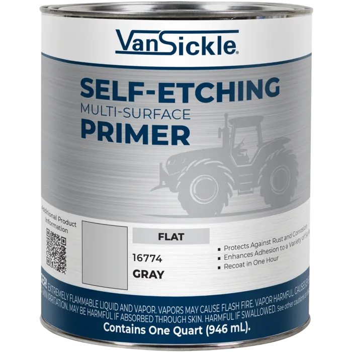 Van Sickle Self-Etching Multi-Surface Primer Flat Gray Quart