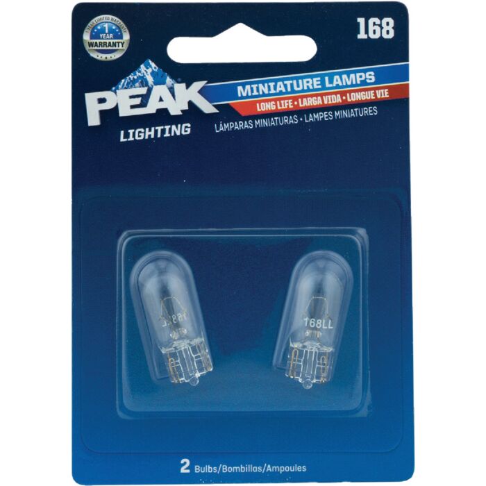PEAK 14V Mini Incandescent Automotive Bulb (2pk)