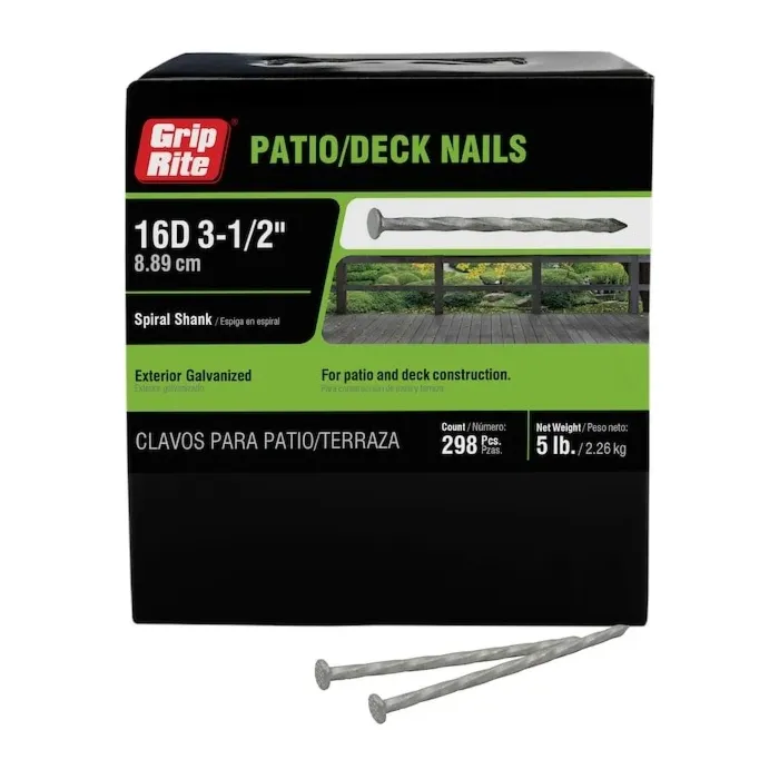 Grip-Rite® 16D 3-1/2 in Flat Patio/Deck Nail