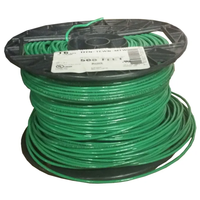 #16 THHN Stranded Electrical Wire Green