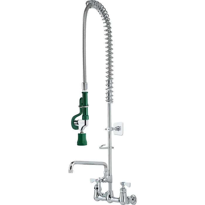 Krowne Royal Series 38 in 1/4 Turn High Performance Ceramic Wall Mount Pre-Rinse Faucet