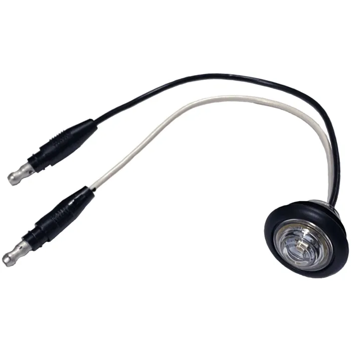 Peterson Clearance/Side Marker Light w/ .180 Bullets (Red) 3/4 in.