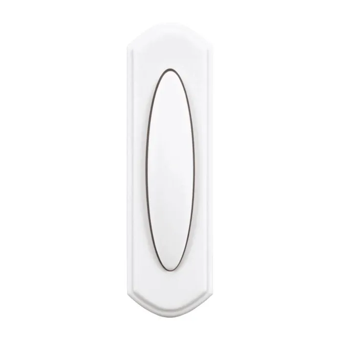 HeathZenith Plastic Wireless Pushbutton Doorbell