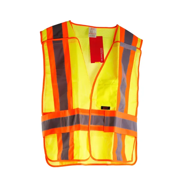 GSS SAFETY® 1803-MD/XL M/XL 100% Polyester Hi-Vis Lime Expandable Breakaway Safety Vest