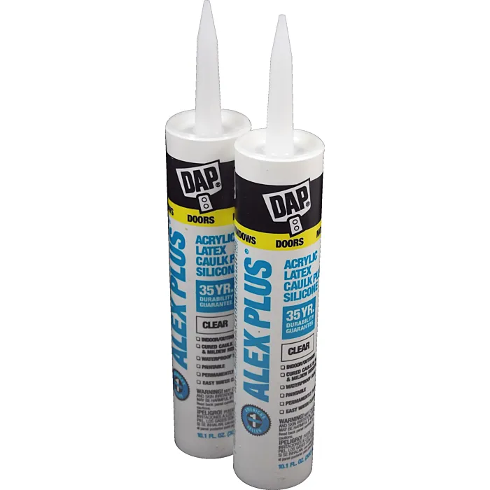 DAP Alex Plus All Purpose Acrylic Latex Caulk (Clear) 10.1 oz