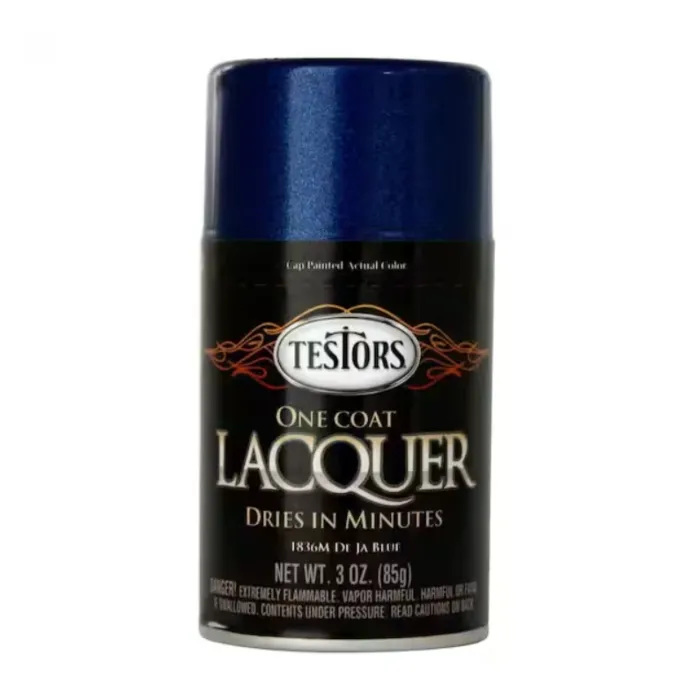 Rustoleum Testors Lacquer Spray Paint (Gloss - Deja Blue) 3 oz